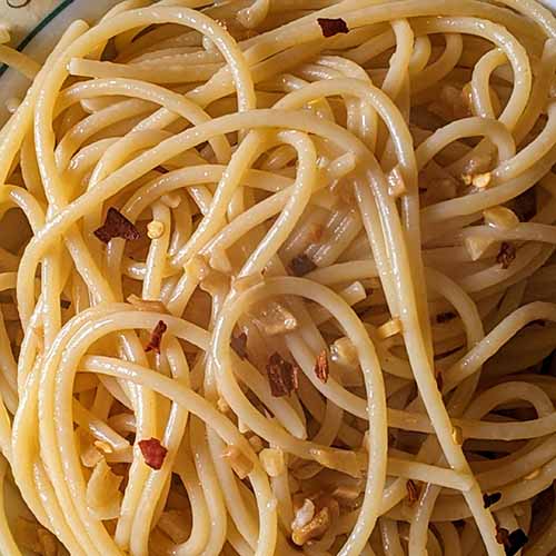 spaghetti aglio olio peperoncino