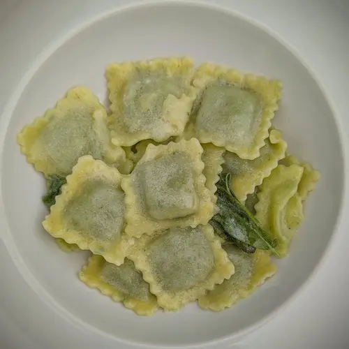 ravioli sage butter